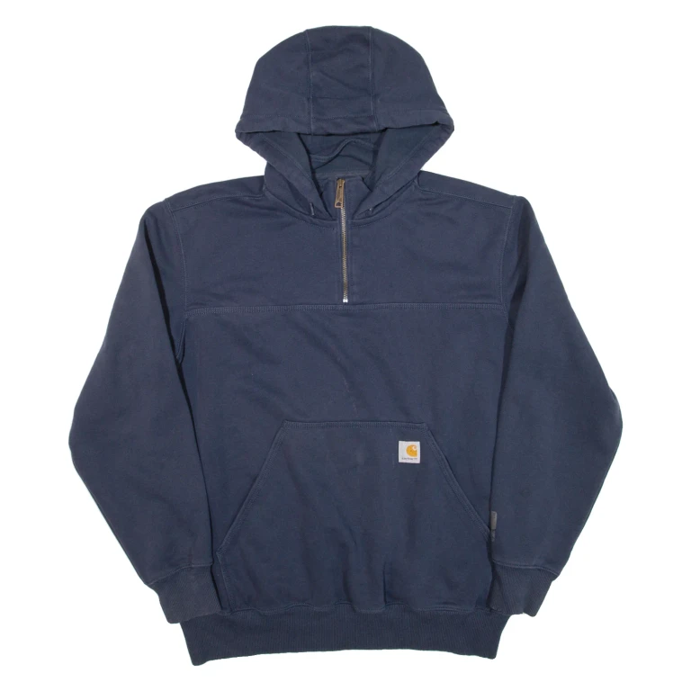 CARHARTT Mens Blue Hoodie L