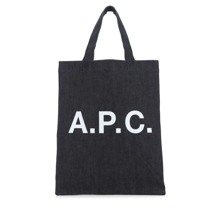 A. P.C. Denim Shopping Bag Indigo Coton - Polyurethane Borse A Mano - Men