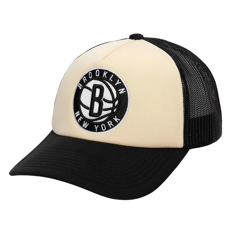 Men's NBA Off White Trucker Nets Hats