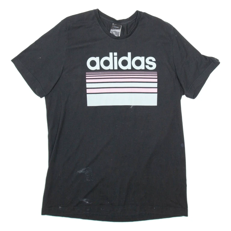ADIDAS Mens T-Shirt Black L (GG1-221124-19500)