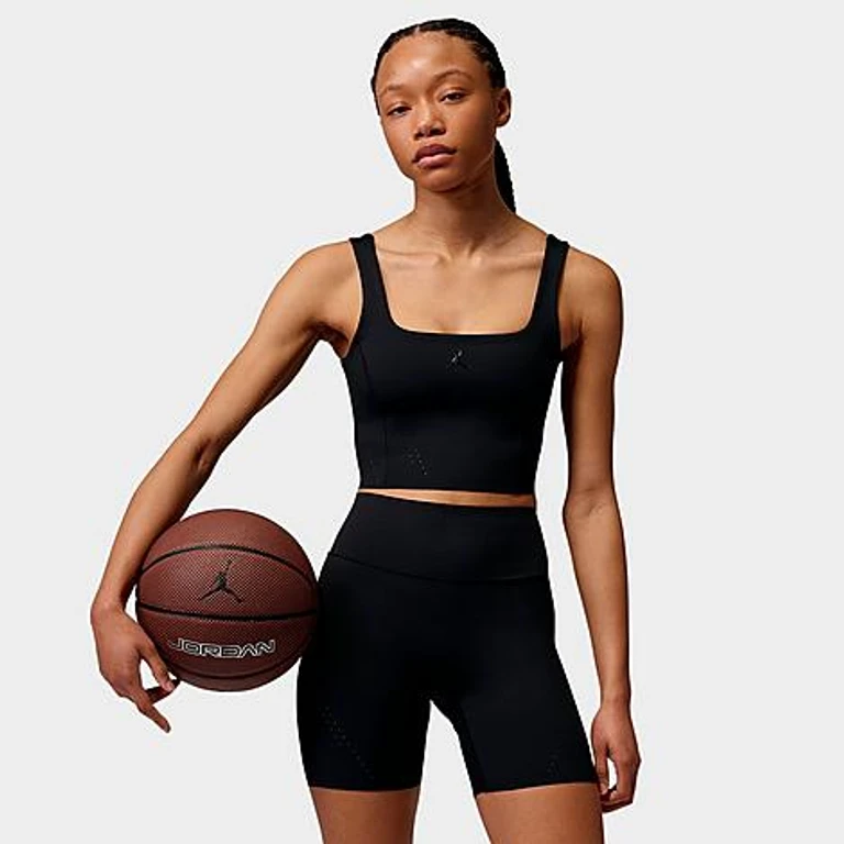 Jordan Women's Sport Flightweight Dri-FIT Cropped Top in Black Size: XS