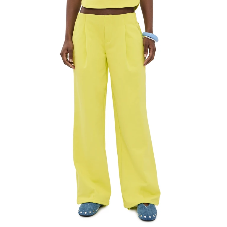 Peachy Den Trixie Sweat Trousers Highlighter XS