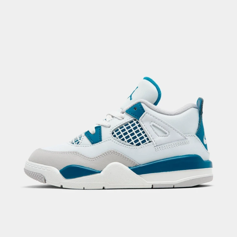 Toddlers Air Jordan Retro 4 Td 'Military Blue' 2024