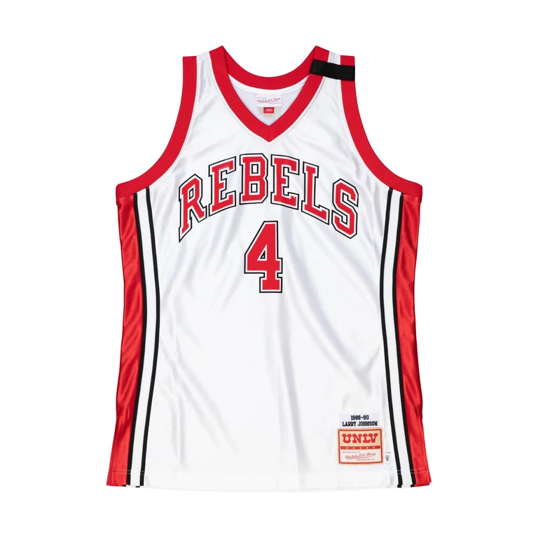 Ncaa White Jersey Unlv Runnin Rebels 1989 Larry Johnson Jerseys