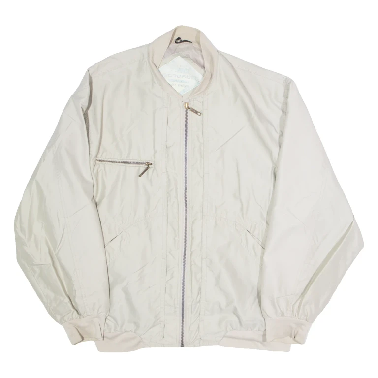 C&A Mens Bomber Jacket Cream M