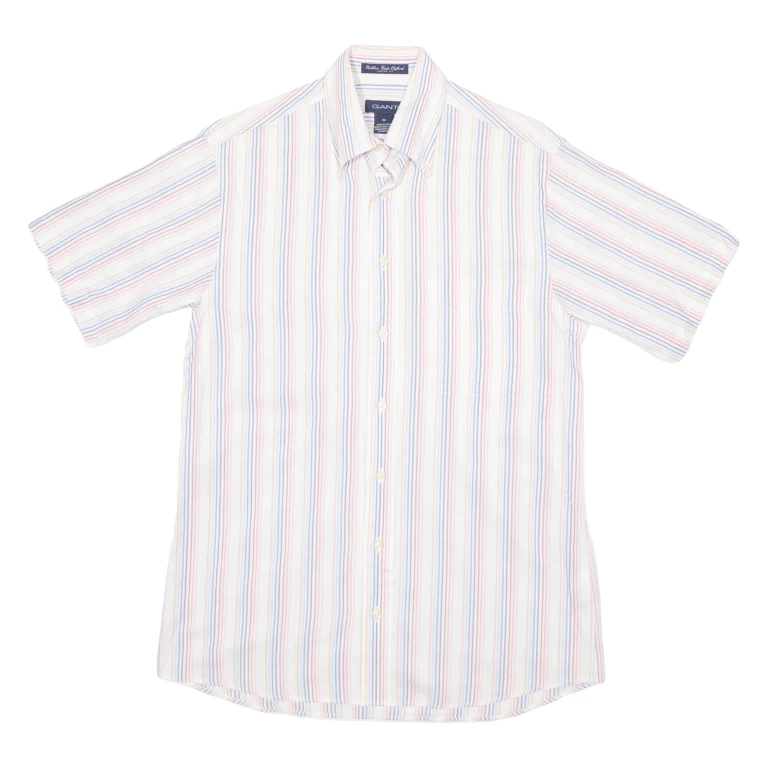 GANT Mens Shirt White Striped S