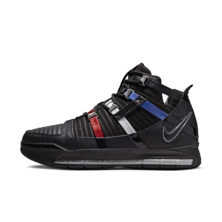 Men's Lebron 3 'The Shop Black University Red 2022' Sneakers