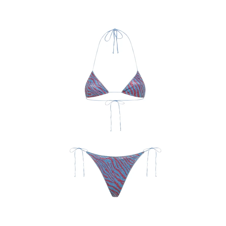Oséree Animalier Glitter-effect Bikini