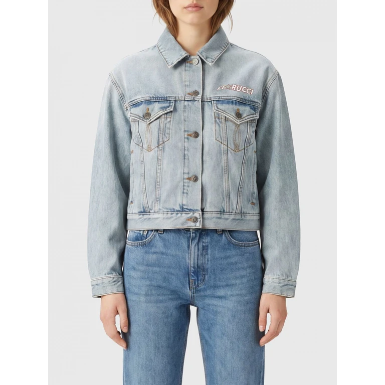 Jacket Woman color Blue (W26SSDOU001DN01DN01)