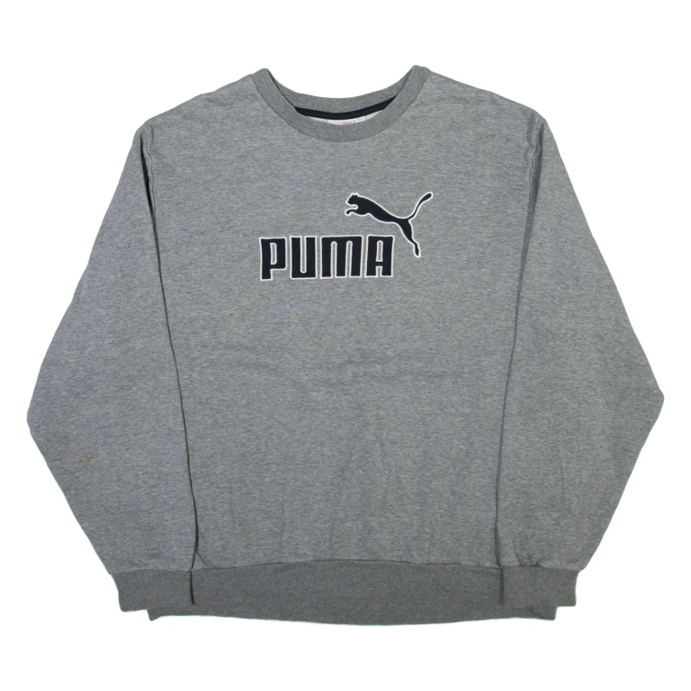 PUMA Mens Sweatshirt Grey XL