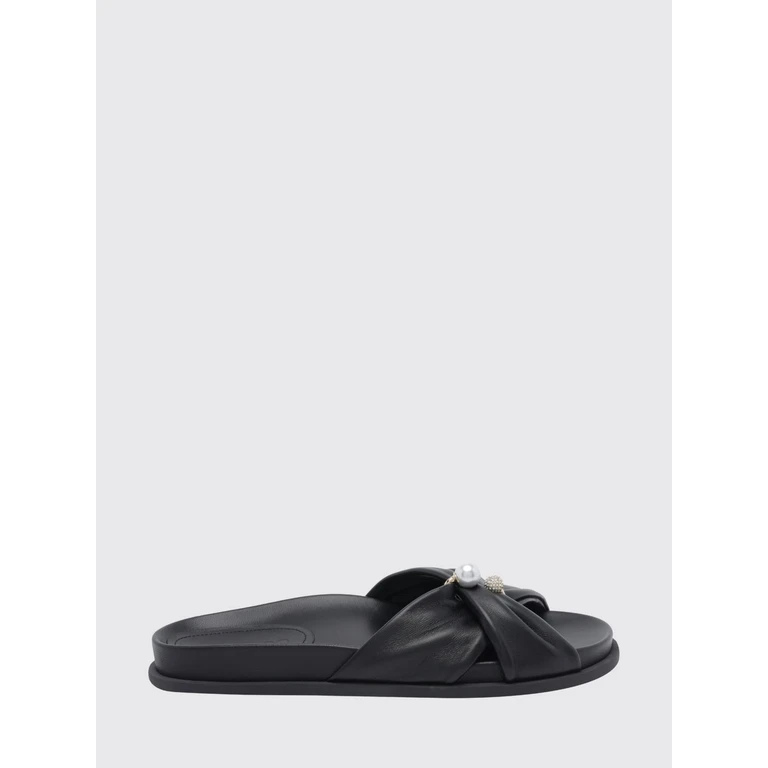 Heeled Sandal Woman color Black (RAFIFLATGVRBLACK)