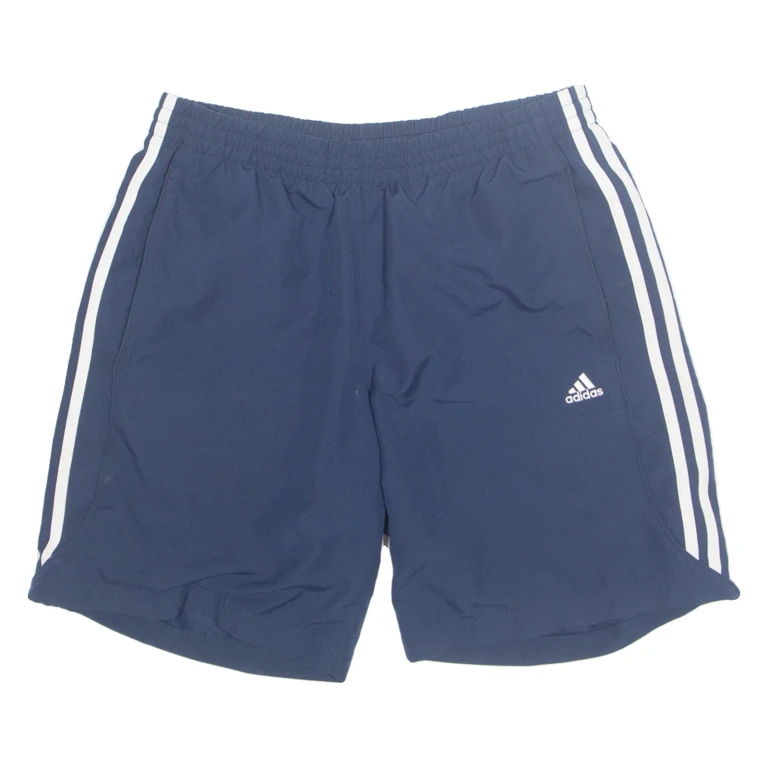ADIDAS Mesh Lined Mens Swimming Shorts Blue Relaxed M W30