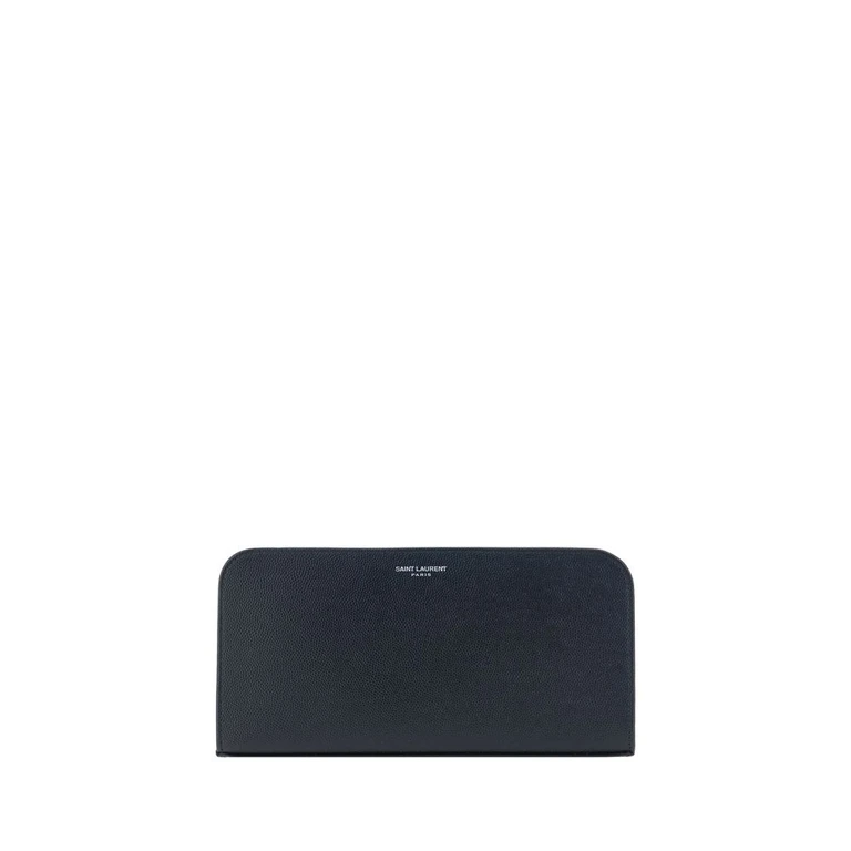 Black Calf Leather Bos Taurus Wallet - Men