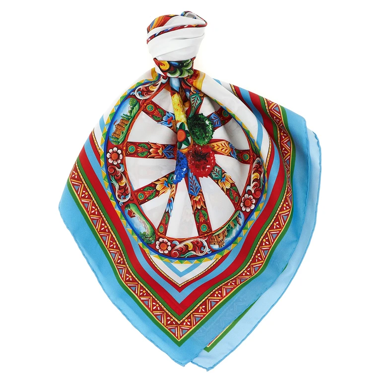 Dolce & Gabbana Multicolor Silk Foulard Accessory - Women