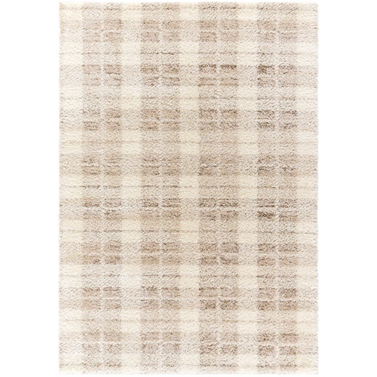 Anfisa Cream Luxe Shag Area Rug
