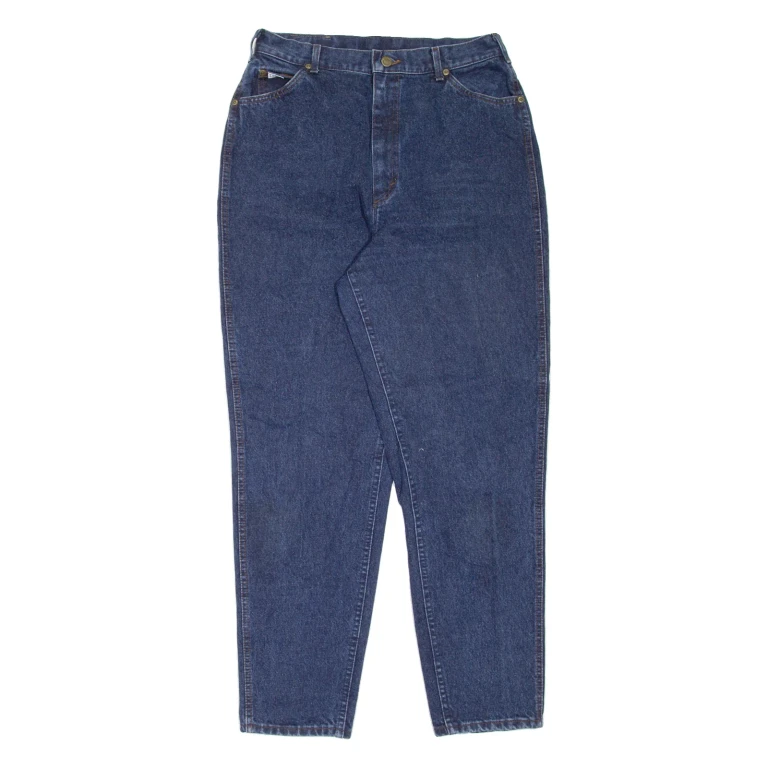LEE Womens Jeans Blue Regular Mom W30 L30