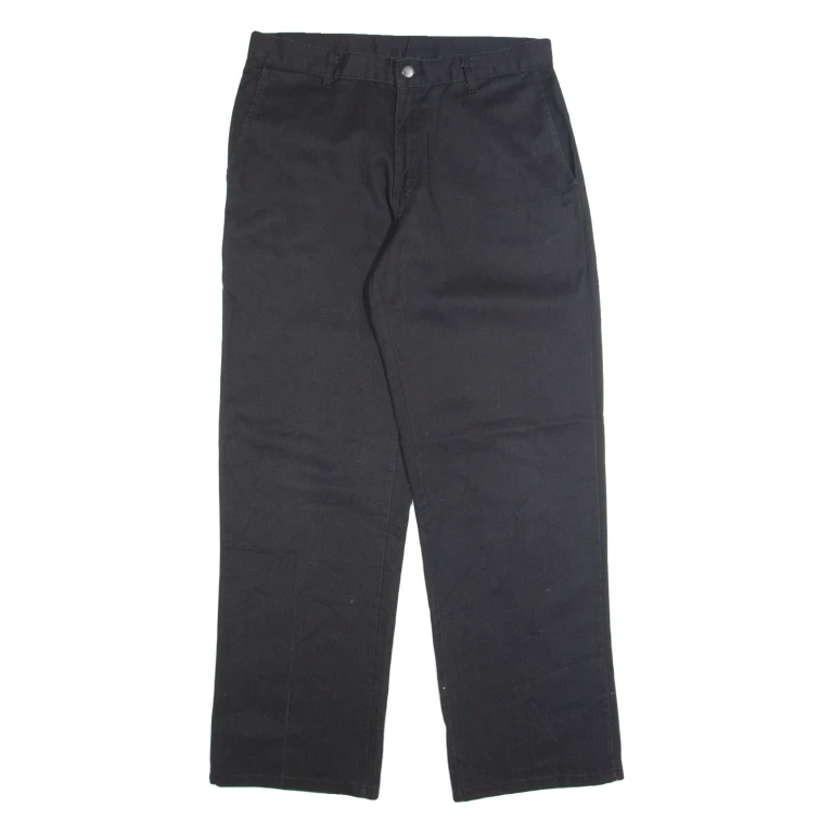 DICKIES Chino Mens Trousers Black Regular Straight W34 L31