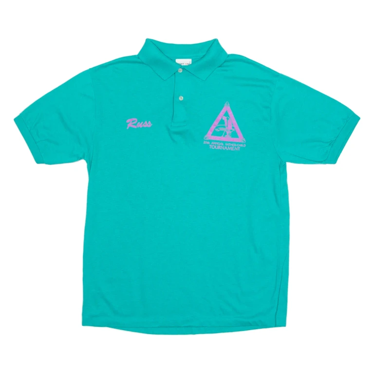 PRINT-ONS Mens Polo Shirt Green L