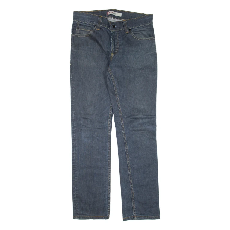 LEVI'S 511 Jeans Mens Blue Slim Straight W32 L32