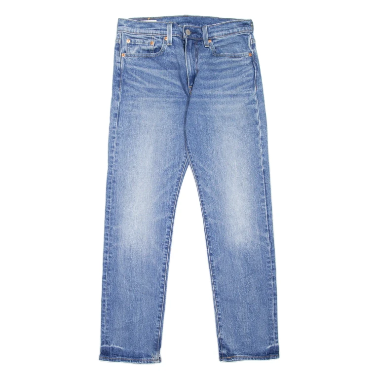 LEVI'S 502 Jeans BIG E Mens Blue Regular Tapered Stone Wash W29 L30