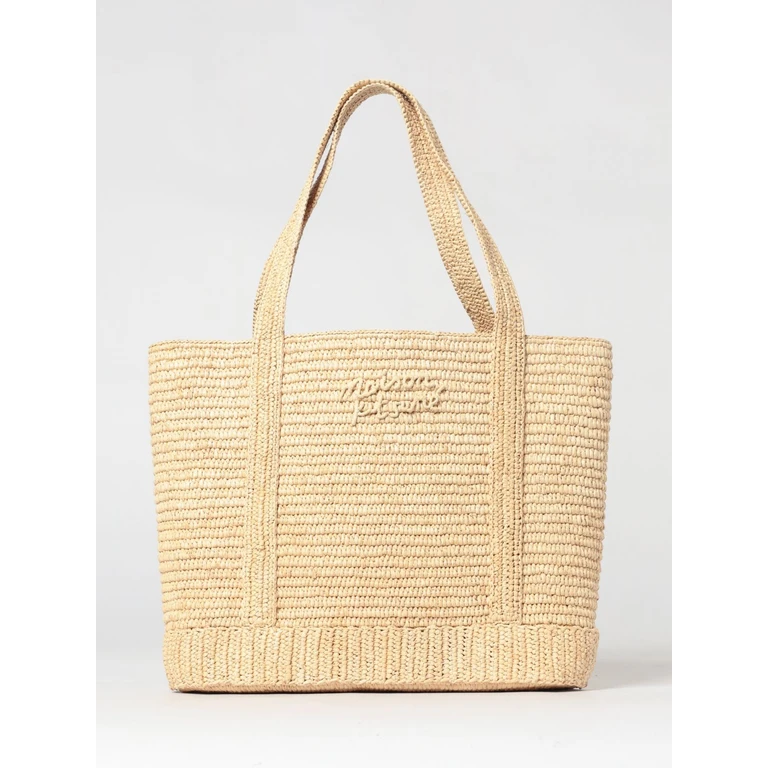 Tote Bag Woman color Beige (QU05107OF00190428)