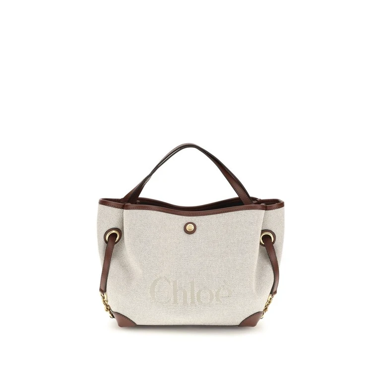 Chloé Beige Fabric Handbag Bag - Women