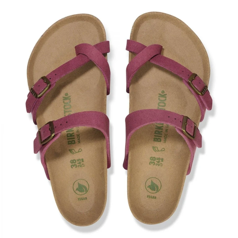 Arizona Suede Leather Soft Footbed Sandals Narrow