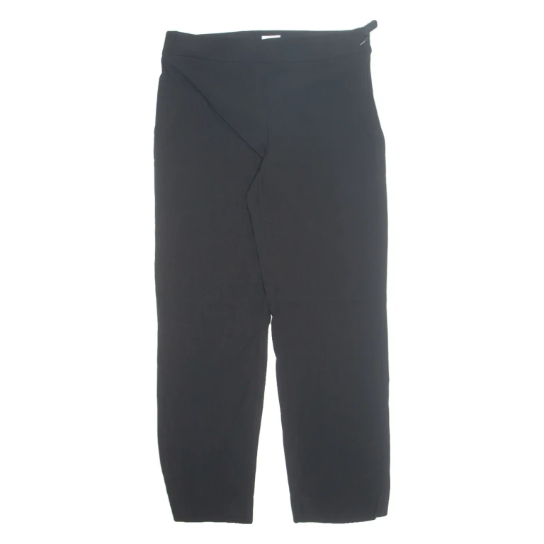 ARMANI COLLEZIONI Womens Trousers Black Regular Straight W28 L26
