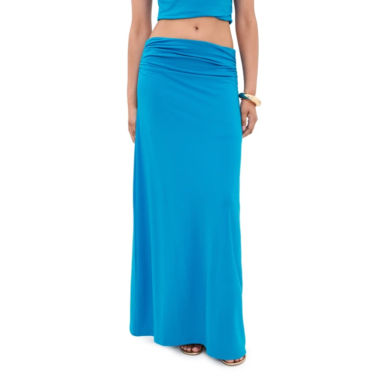 Ramy Brook Brooklyn Skirt Aegean Blue XXL
