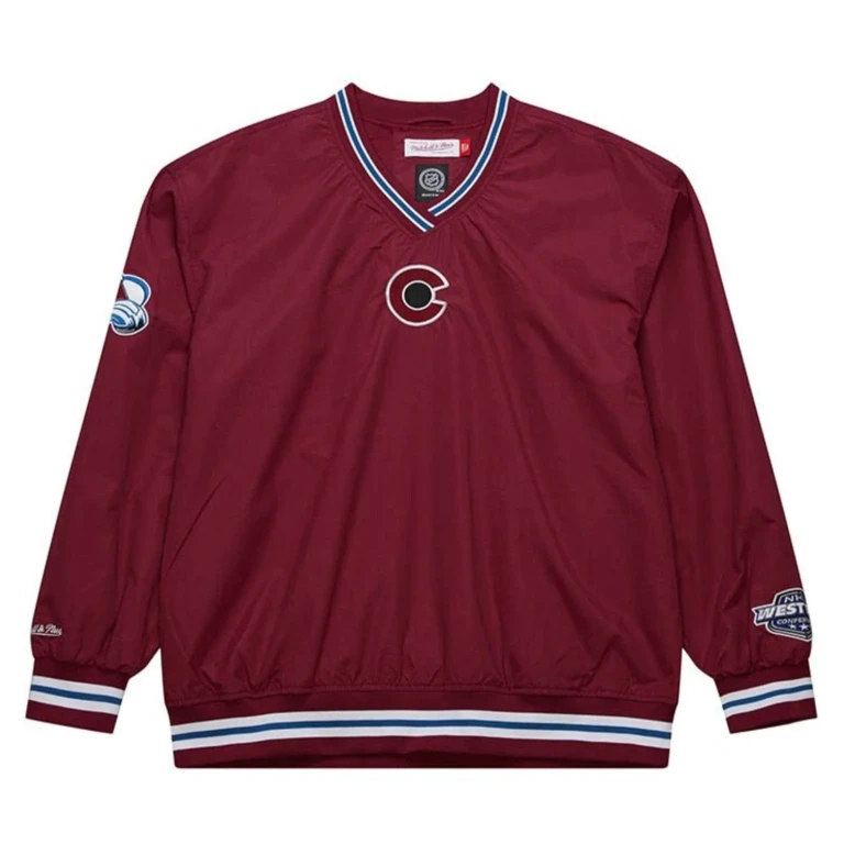 Men's NHL Classic Nylon Pullover Current Logo Avalanche Pullovers