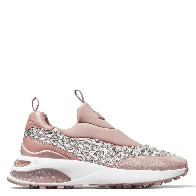 Memphis Crystal Embellished Sneakers, Brand Size 34 ( US Size 4 )