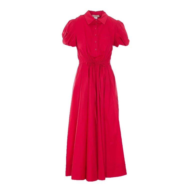Twinset Robe Au Genou - Rouge (261TT202103725)