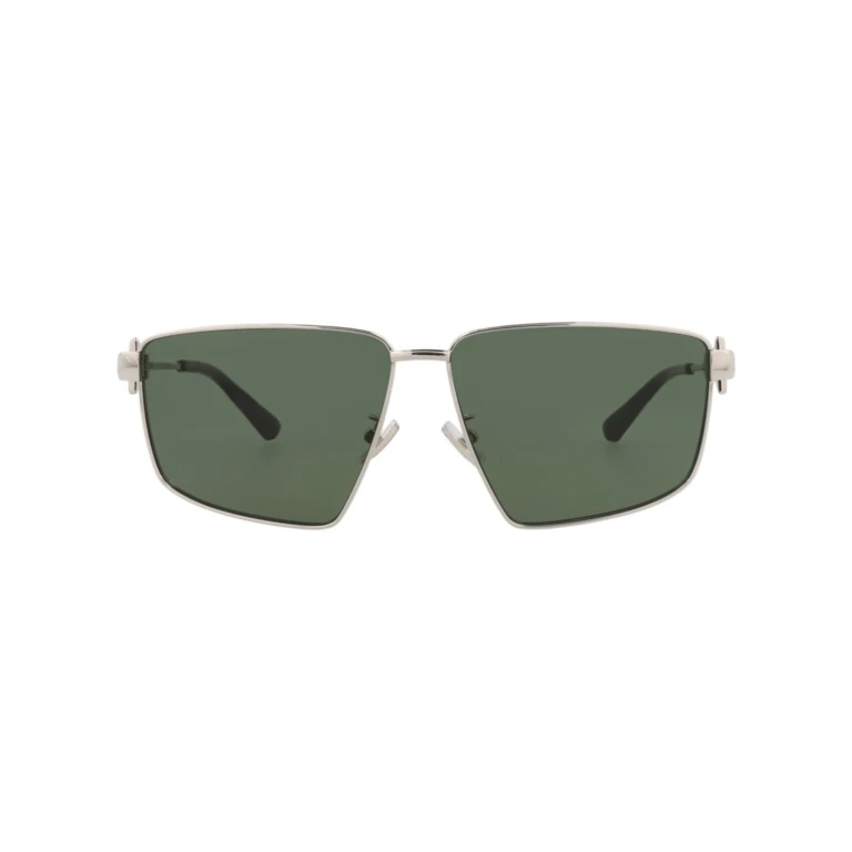 Square-Frame Metal Sunglasses
