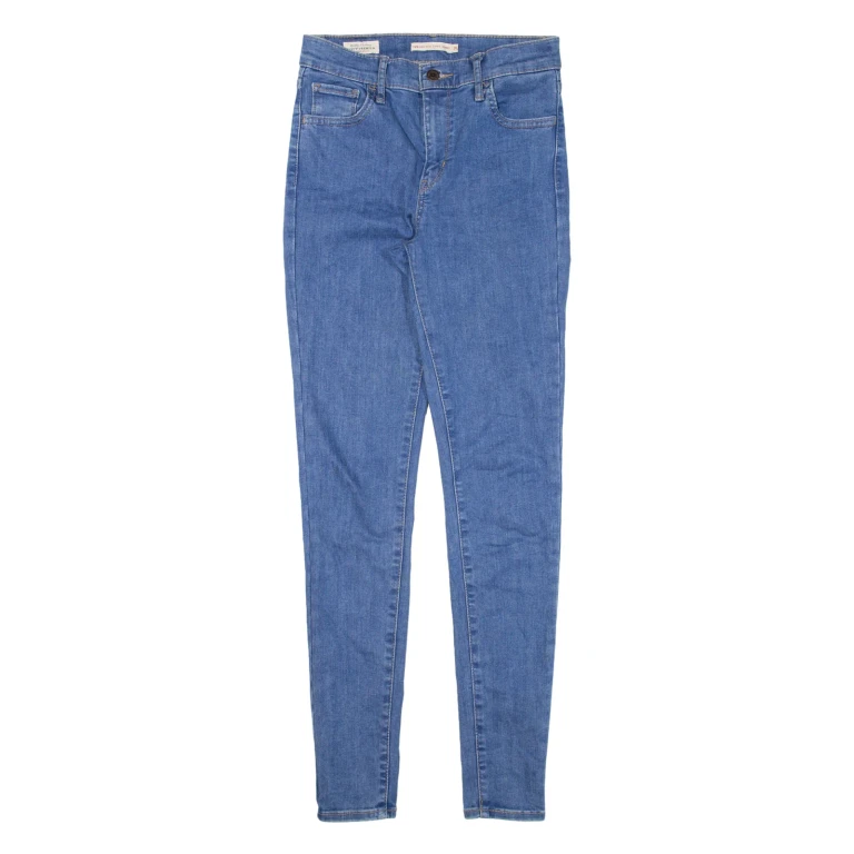 LEVI'S 720 High Rise Womens Jeans Blue Slim Skinny W26 L30