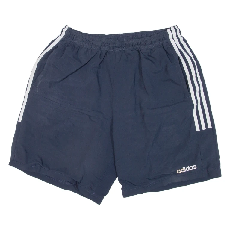 ADIDAS Mesh Lining Mens Swimming Shorts Blue Relaxed L W30
