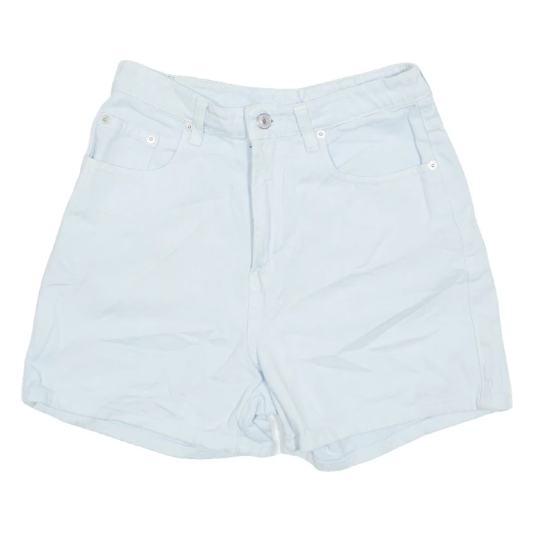 TOMMY HILFIGER High Waist Womens Denim Shorts Blue S W26