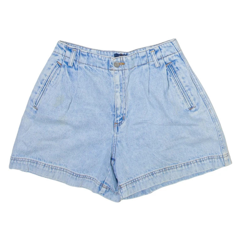 OBR Womens Denim Shorts Blue Relaxed S W28