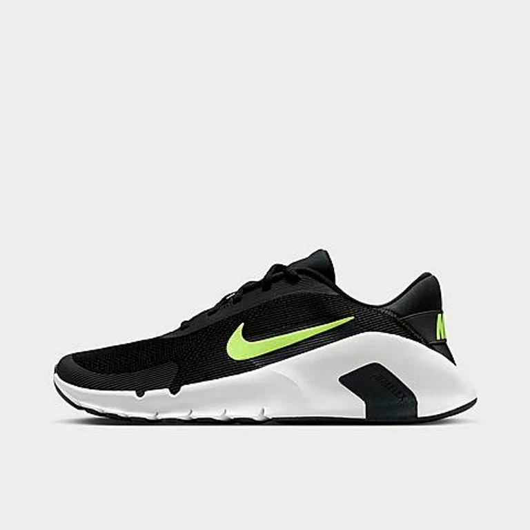 Nike Men's Flex Train Training Shoes in Black/Dark Smoke Grey/Summit White Size: 6.0