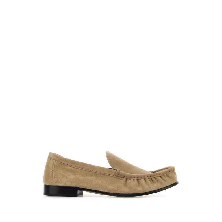Miu Miu Sand Suede Loafers Deserto Calfleather Mocassini - Women