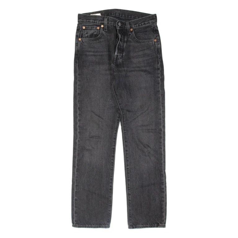LEVI'S 501 BIG E Jeans Mens Grey Regular Straight W27 L30 (EE3-221024-4988)