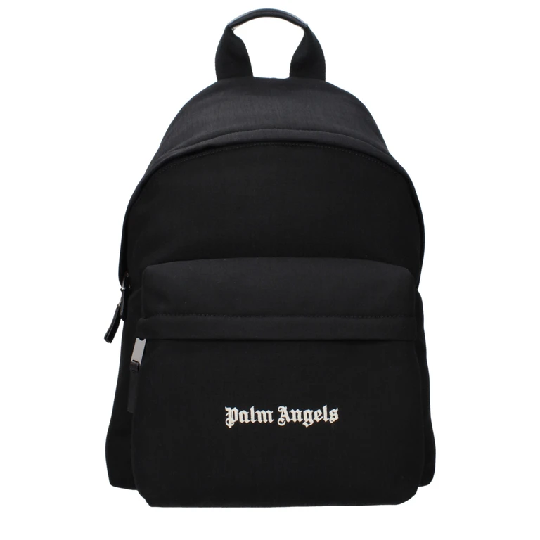 Palm Angels Black Fabric Backpack - Men