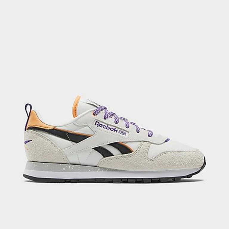 Mujer Classic Leather Zapatillas casuales White/Pure Grey/Gum
