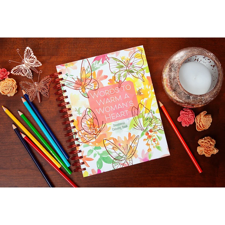Words to Warm a Woman's Heart (Devotional Coloring Book)