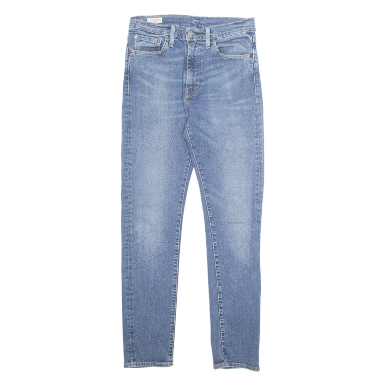 LEVI'S 510 BIG E Jeans Mens Blue Slim Skinny Stone Wash W28 L32