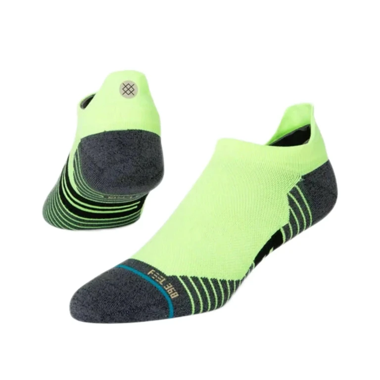 Ultra Tab Running Ankle Socks Neon Green
