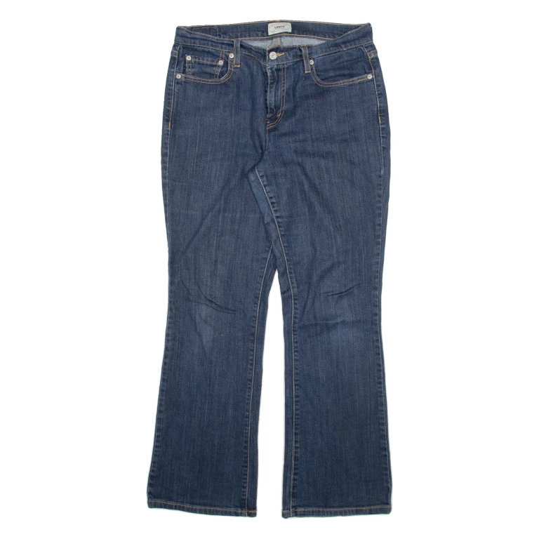 LEVI'S Womens Jeans Blue Regular Bootcut W30 L30