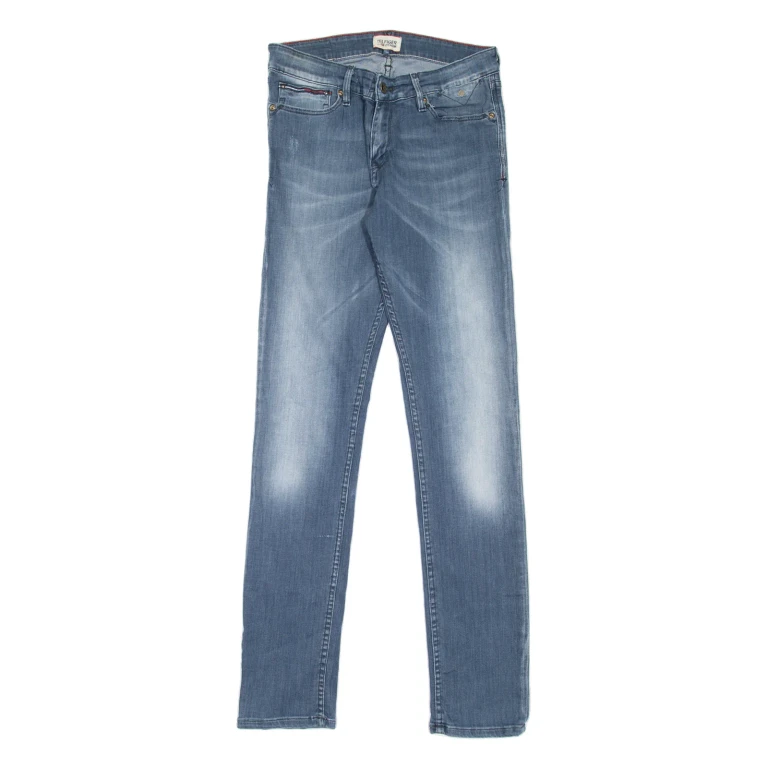 HILFIGER DENIM Sidney Mens Jeans Blue Slim Skinny Stone Wash W30 L34