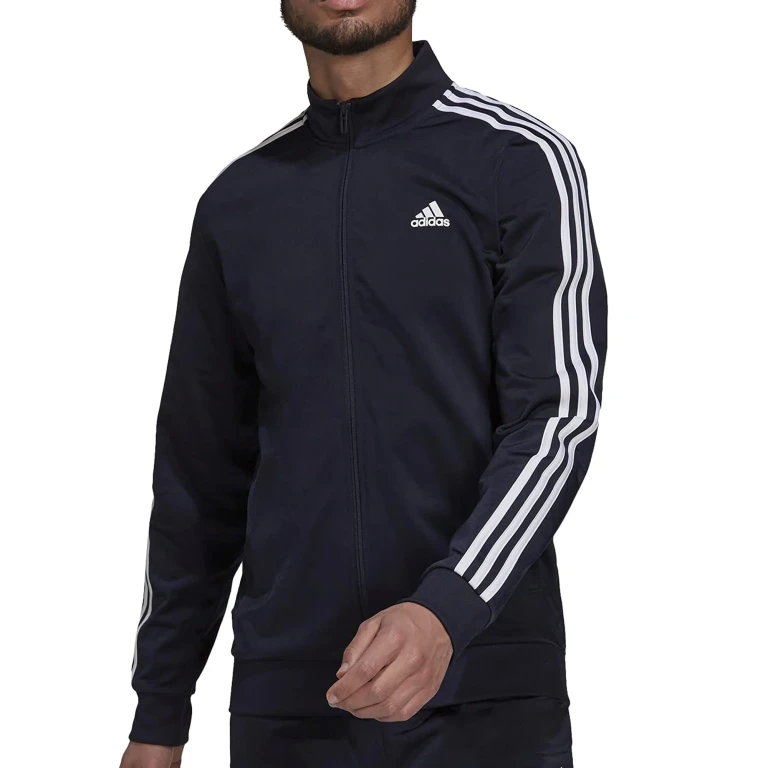 Men's Essentials Warm-Up 3-Stripes Track Jacket