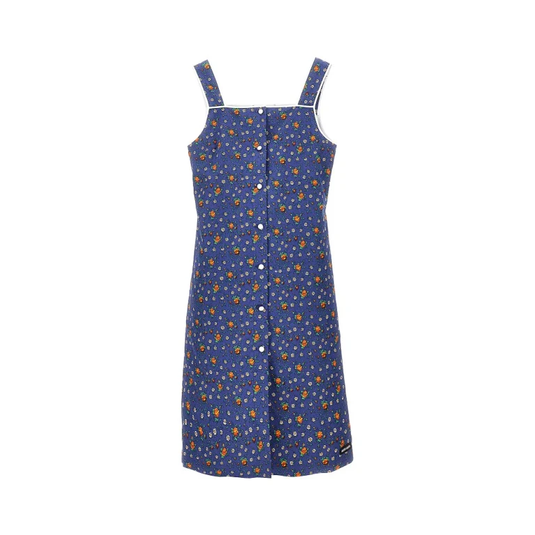 MIU MIU Floral poplin mini dress Woman 40