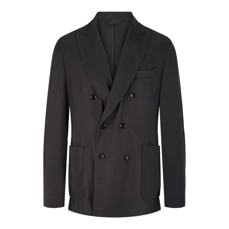 Deconstructed Double-Breasted Blazer